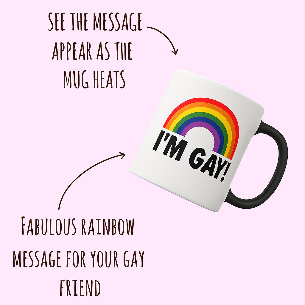 I'm Gay Heat Change Mug